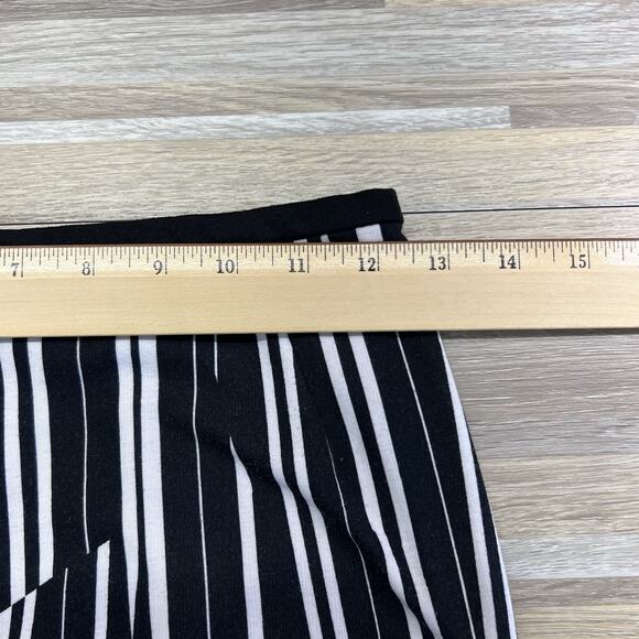 H&M Women's Mini Skirt Black White Size 4 - JN308 - Picture 4 of 6